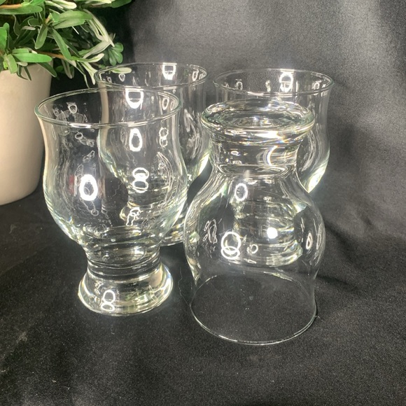 Set of 4 HARD TO FIND RARE L. E. Smith crystal glasses made in Belgium - Picture 9 of 10